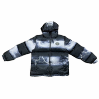 Dripwatch Lightning Reflective Puffer Jacket
