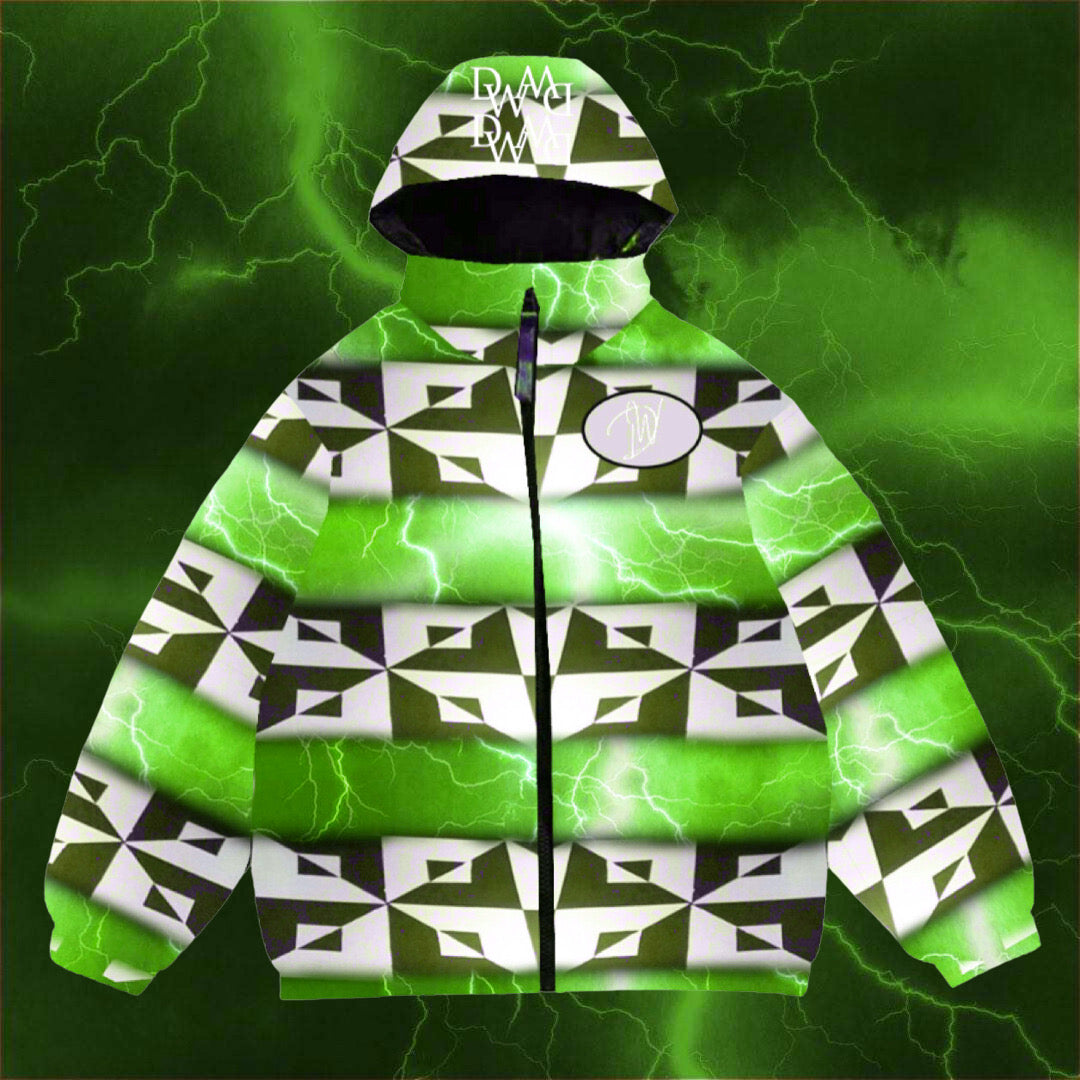 Dripwatch Thunderstorm Mirror Puffer Jacket
