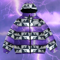 Dripwatch Thunderstorm Mirror Puffer Jacket