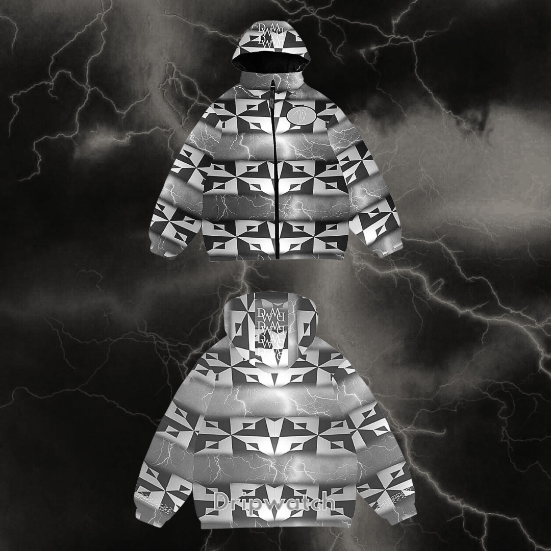 Dripwatch Thunderstorm Mirror Puffer Jacket