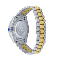 Two Tone Iced Out Dial Watch