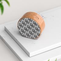 Dripwatch A60 Wireless Wood Grain White Bluetooth Speaker