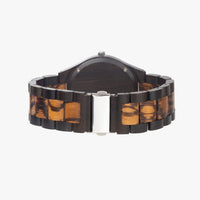 Dripwatch Roman Numerals Ebony Wooden Imperial Watch