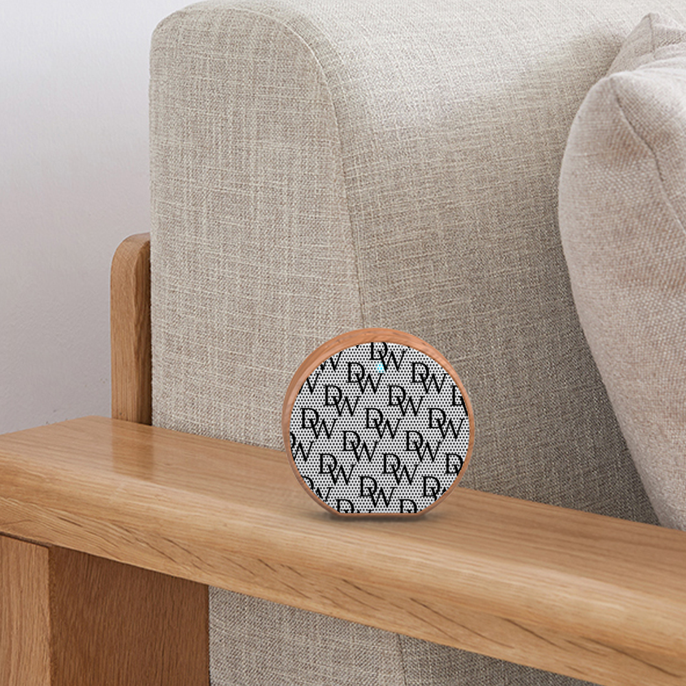Dripwatch A60 Wireless Wood Grain White Bluetooth Speaker
