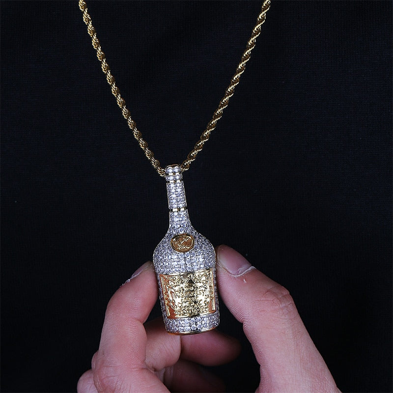 Champagne Bottle Pendant