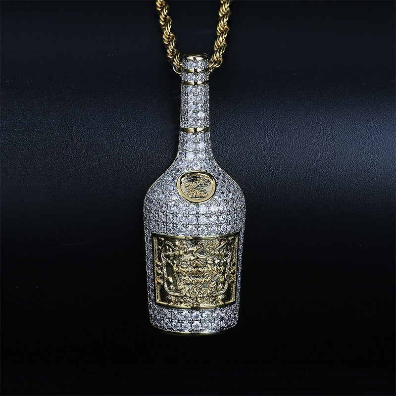 Champagne Bottle Pendant