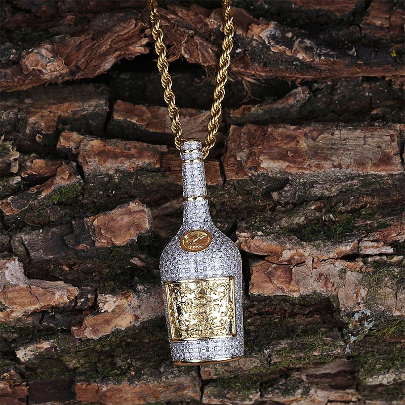 Champagne Bottle Pendant