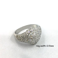 Iced Out Round VVS Ring