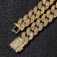 12 MM Baguette Cuban Link Chain