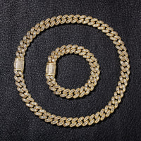 12 MM Baguette Cuban Link Chain