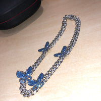 12mm VVS Iced Out Cuban Butterfly Choker