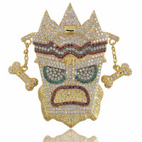 Iced Out Crash Bandicoot Pendant