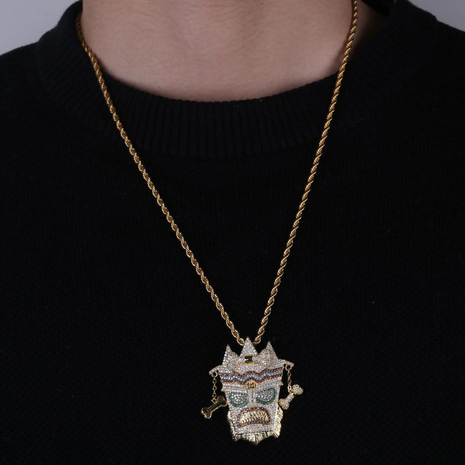 Iced Out Crash Bandicoot Pendant
