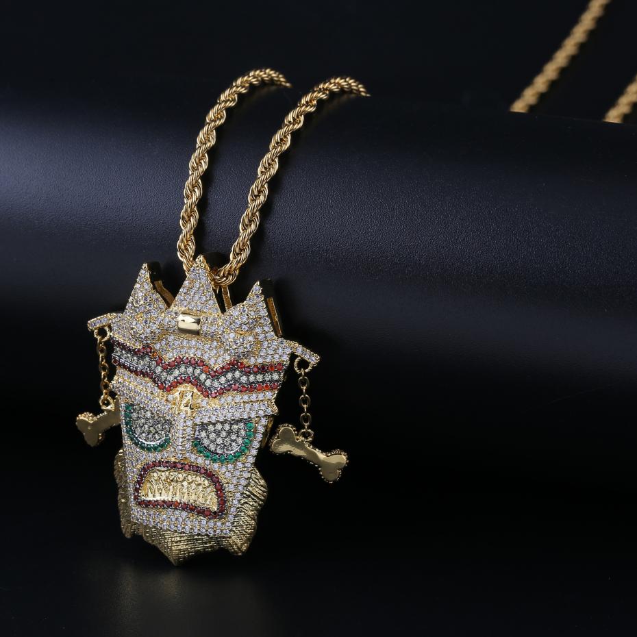 Iced Out Crash Bandicoot Pendant