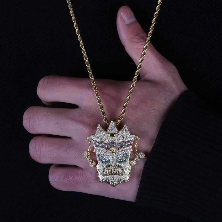 Iced Out Crash Bandicoot Pendant