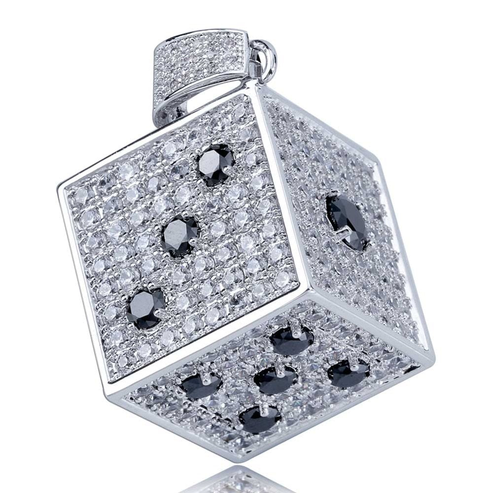 Iced Out Dice Pendant 🎲