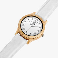 Dripwatch Italian Olive Leather Strap Wooden Watch