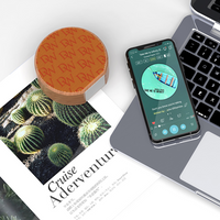 Dripwatch Imperial A60 Wireless Wood Grain Orange Bluetooth Speaker