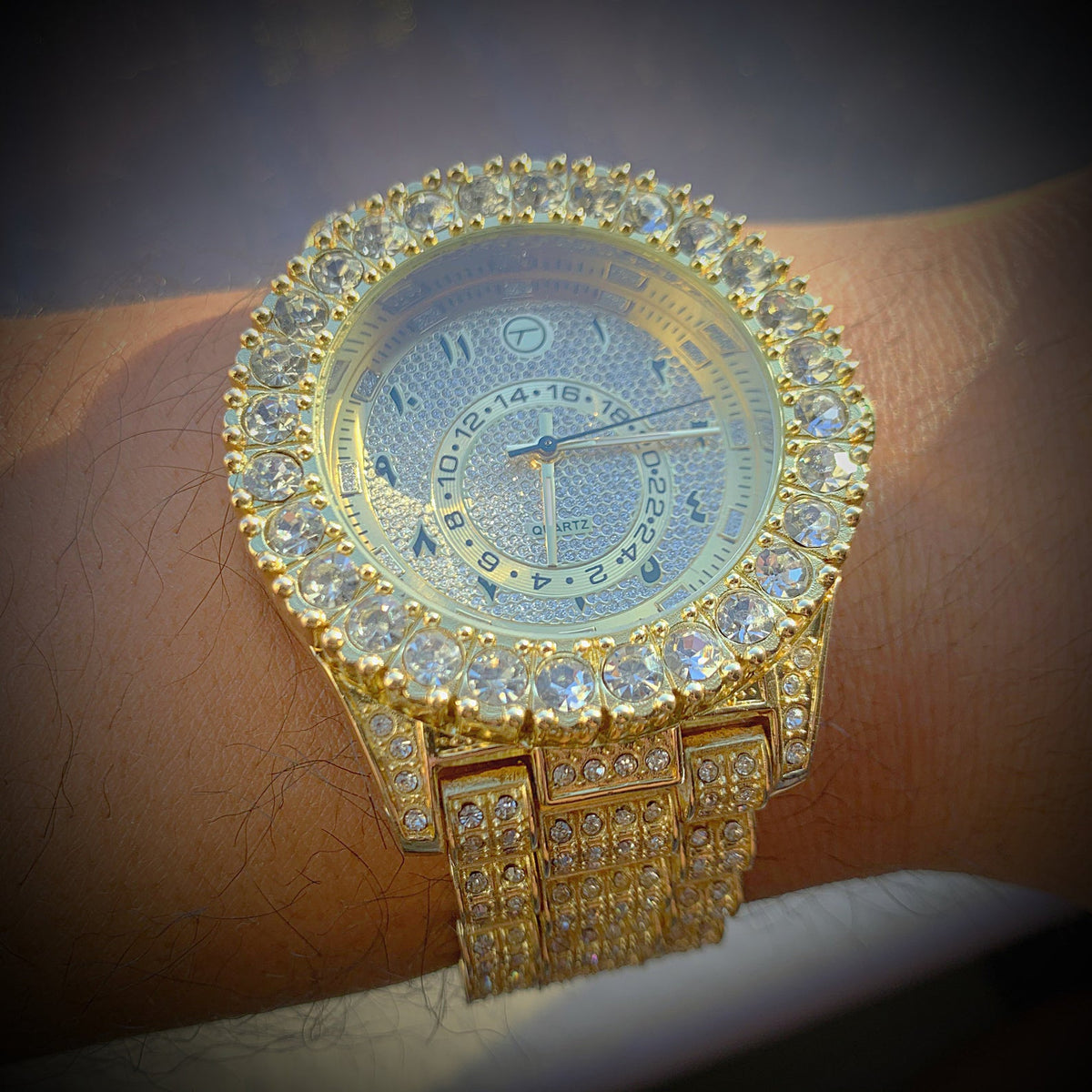 18k-gold-iced-out-presidential-arabic-dial-hip-hop-watch-for-men-dripwatch.store