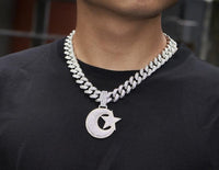 iced-out-half-crescent-moon-925-sterling-silver-pendant-for-men-dripwatch.store