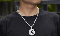 iced-out-half-crescent-moon-925-sterling-silver-pendant-for-men-dripwatch.store