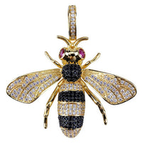 18k-goldwhite-gold-plated-iced-out-killer-bee-pendant-with-rope-chain-dripwatch.store