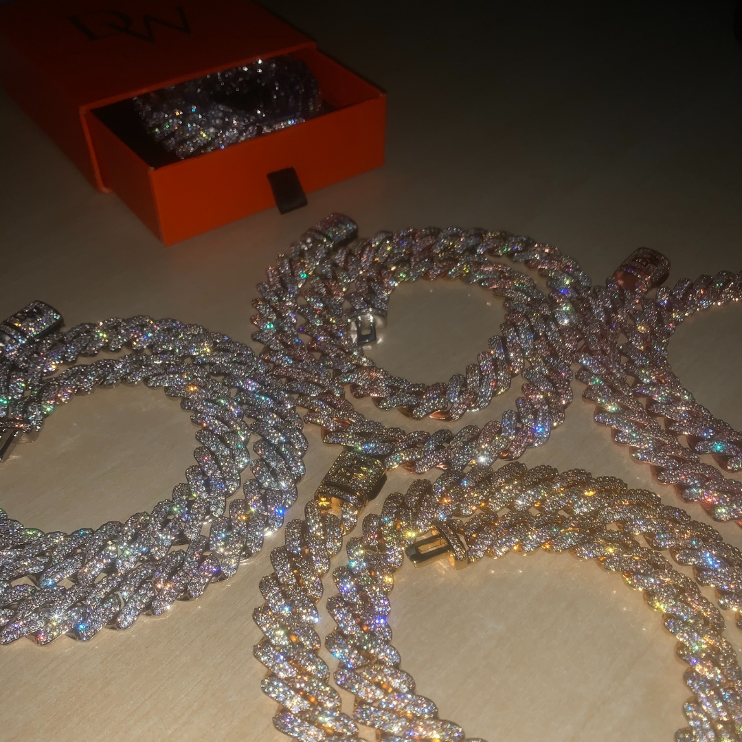 Dripwatch Iced Out 12mm Cuban Link Chain