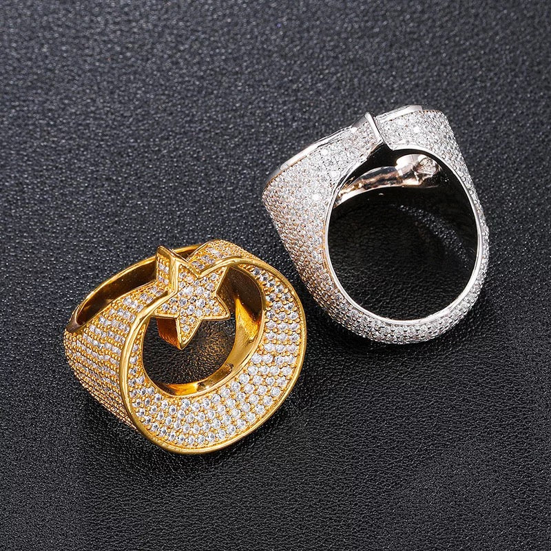 Crescent Moon Ringš