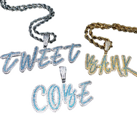 Script Custom Letters Pendant