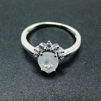 925 Sterling Silver Moonstone Ring