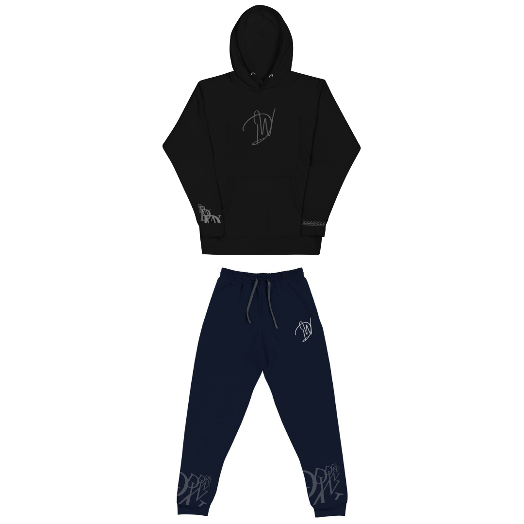 Dripwatch Calligraphy Embroidery Tracksuit