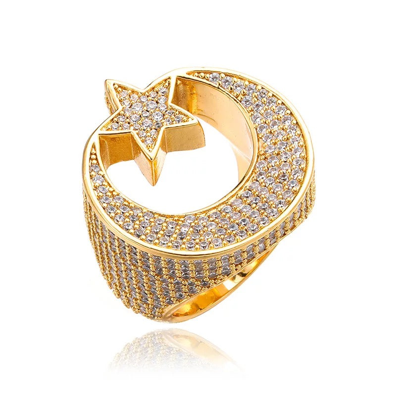 Crescent Moon Ringš