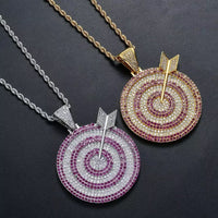 Iced Out Target Pendant🎯