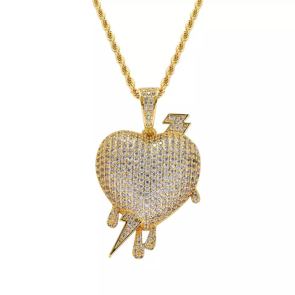 Flash Heart Pendant⚡️