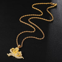 Iced Out Monopoly Pendant