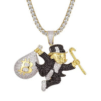 Bitcoin Monopoly Pendant