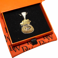 Orange Money Bag Pendant đź’°