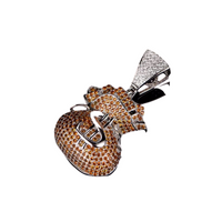 Orange Money Bag Pendant đź’°