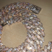 Dripwatch 12MM Miami TRI-Color Gold Cuban Chain