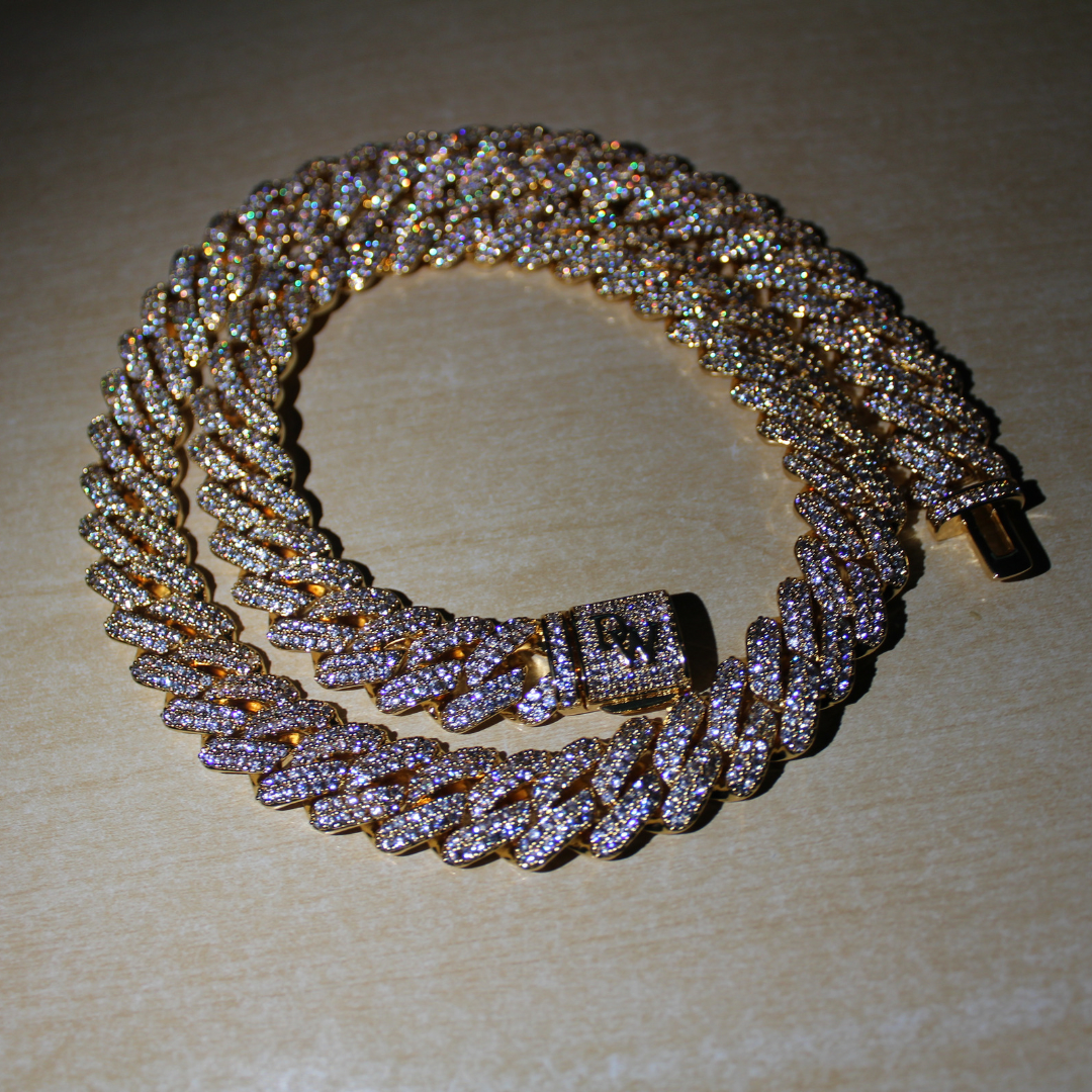 Dripwatch Iced Out 12mm Cuban Link Chain