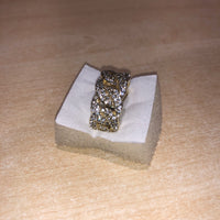 Iced Out Micro Pave Cuban Link Ring
