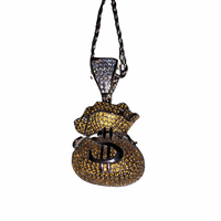 Orange Money Bag Pendant đź’°