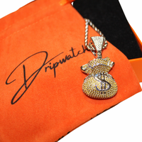 Orange Money Bag Pendant đź’°