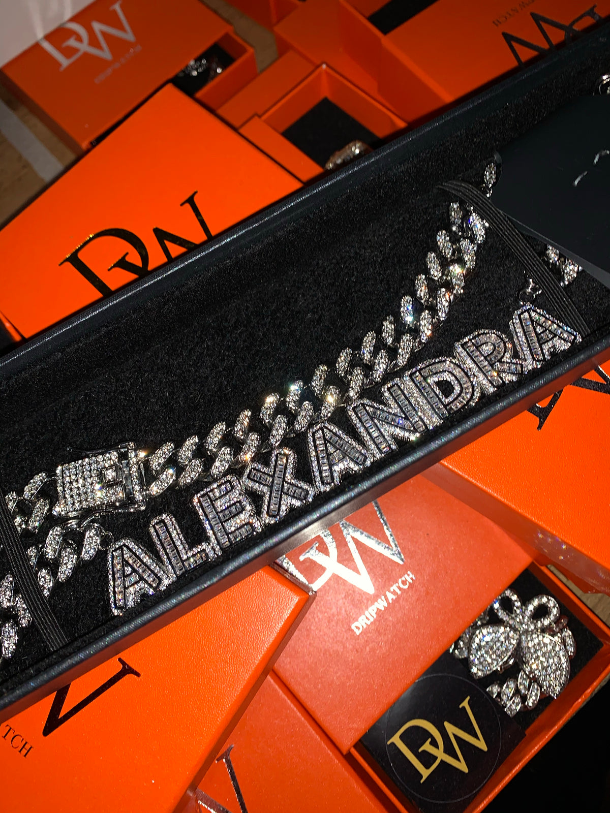Custom Iced Out Baguette Letter Chain