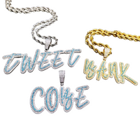 Script Custom Letters Pendant