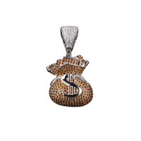 Orange Money Bag Pendant đź’°