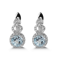 Natural Topaz 925 Sterling Silver Earrings