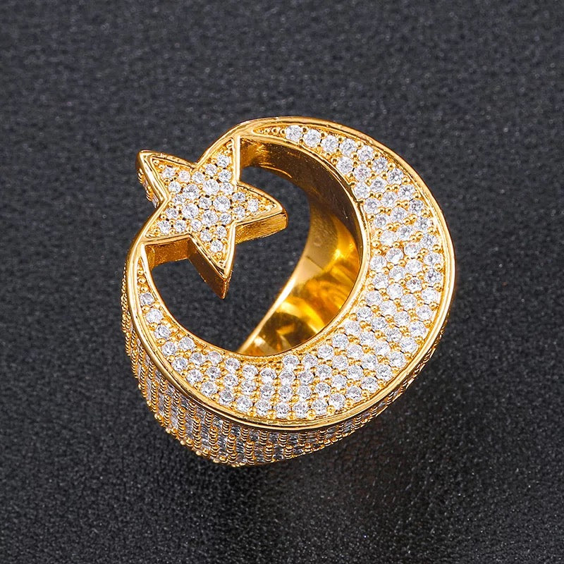 Crescent Moon Ringš
