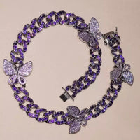12mm VVS Iced Out Cuban Butterfly Choker
