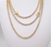 17 Carat VVS Diamond Tennis Chain